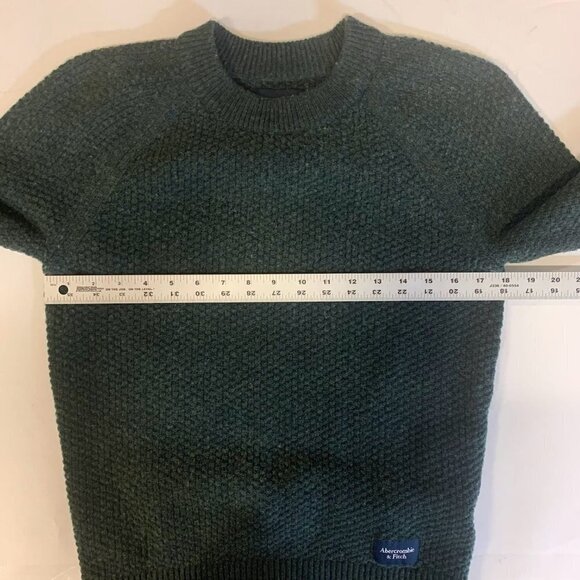 Abercrombie & Fitch Women's Merino Wool Blend Crew Neck Long Sleeve Sweater SZ S - Picture 9 of 11